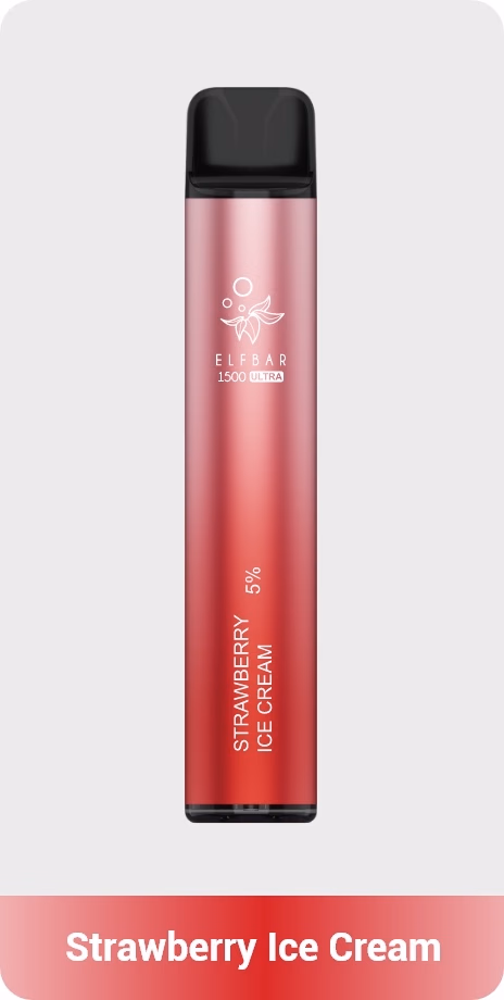 ELFBAR1500 ULTRA Strawberry Ice Cream