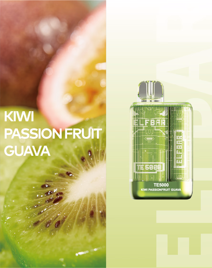 ELFBAR TE5000 Kiwi Passion Fruit Guava