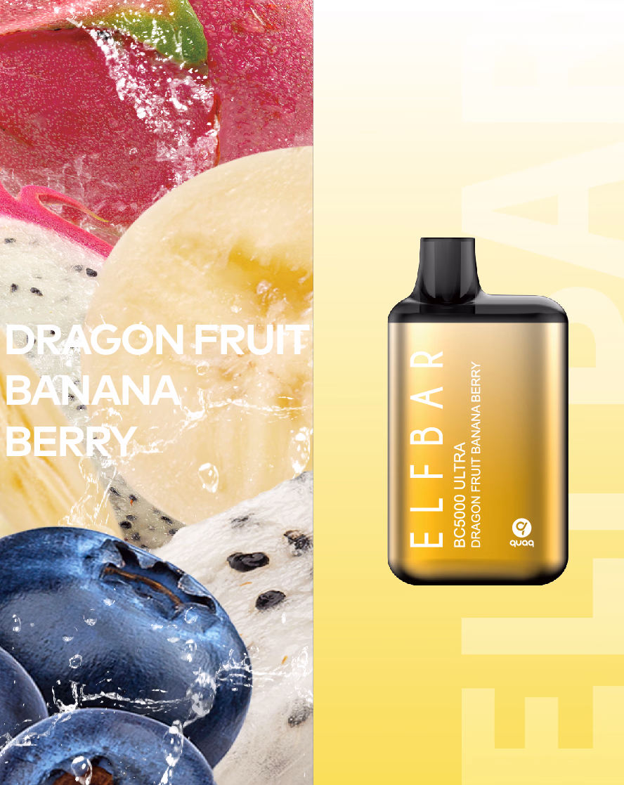 ELFBAR BC5000 ULTRA Dragon Fruit Banana Berry