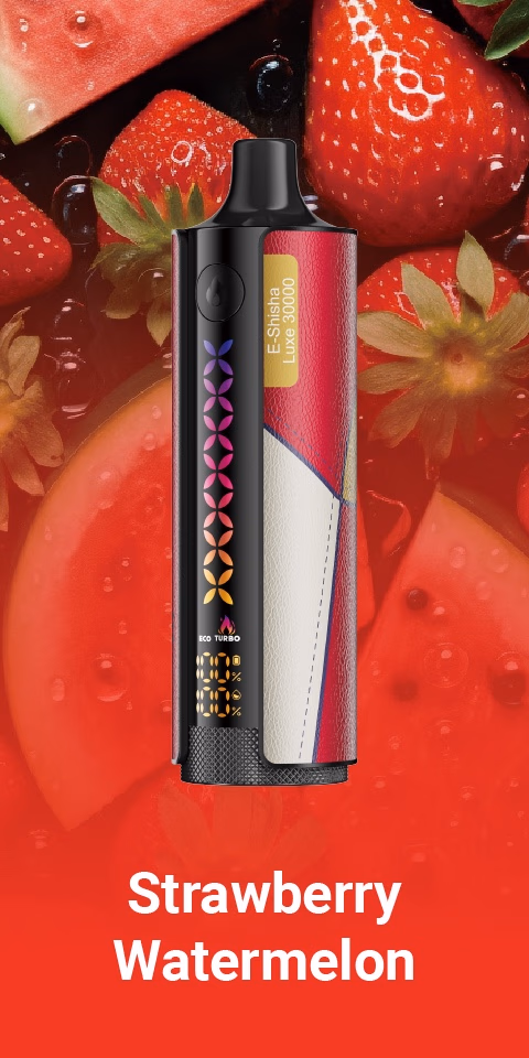 E ShishaLuxe 30000 Strawberry Watermelon